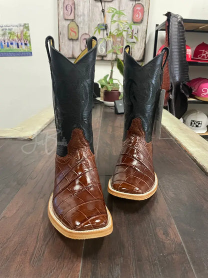 American Alligator-Brandy - 7 1/2 D - Boots