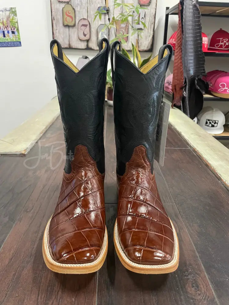 American Alligator-Brandy - 7 1/2 D - Boots