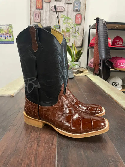 American Alligator-Brandy - 7 1/2 D - Boots