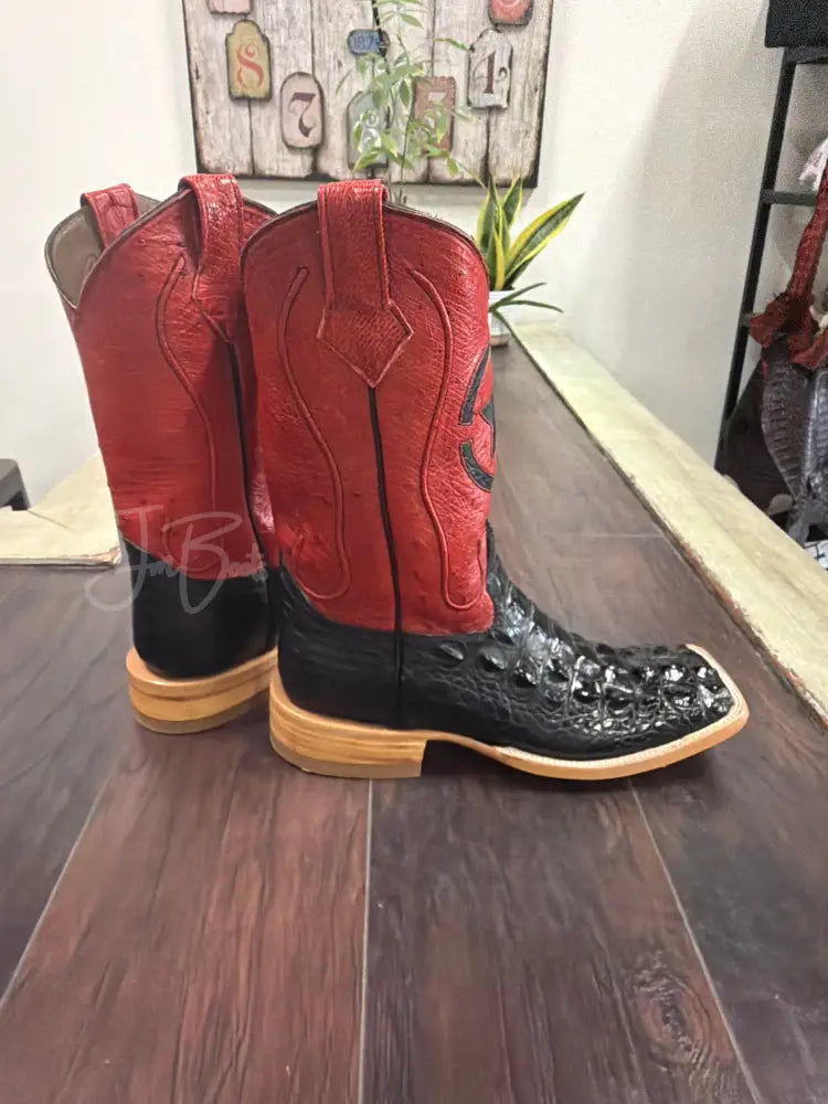 American Alligator Horn Back- Lomo 8 1/2 E Boots
