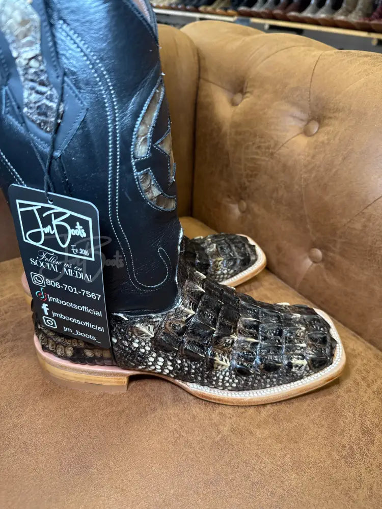 American Alligator Horn Back- Lomo - Boots
