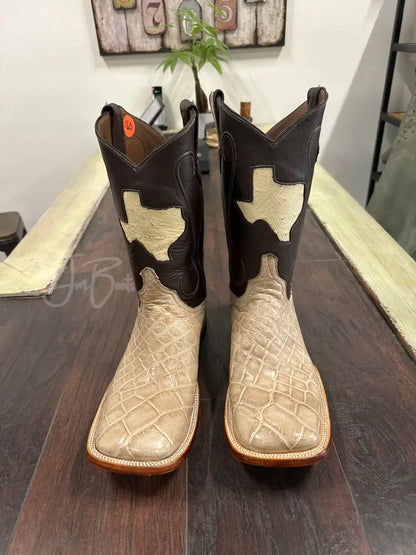 American Alligator- hueso - 11.5 / D - Boots