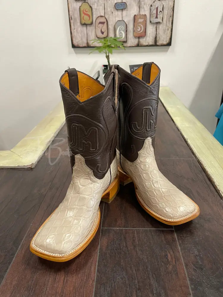 American Alligator Hueso - 9.5EE - Boots