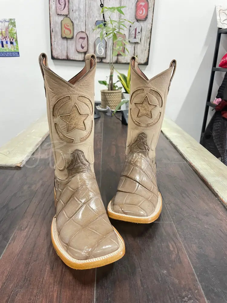 American Alligator-Mink - 9 E - Boots