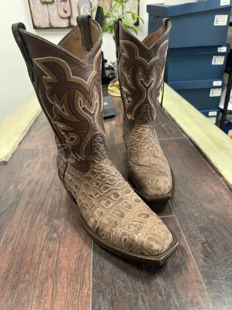 American Alligator-Rustic Brown - 10.5 E - Boots