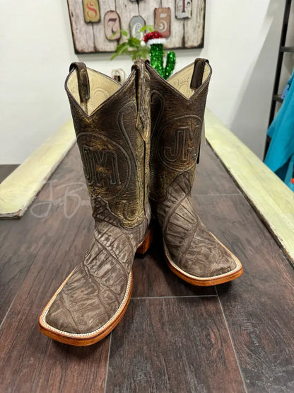 American Alligator- Rustic Brown - 8.5 E - Boots
