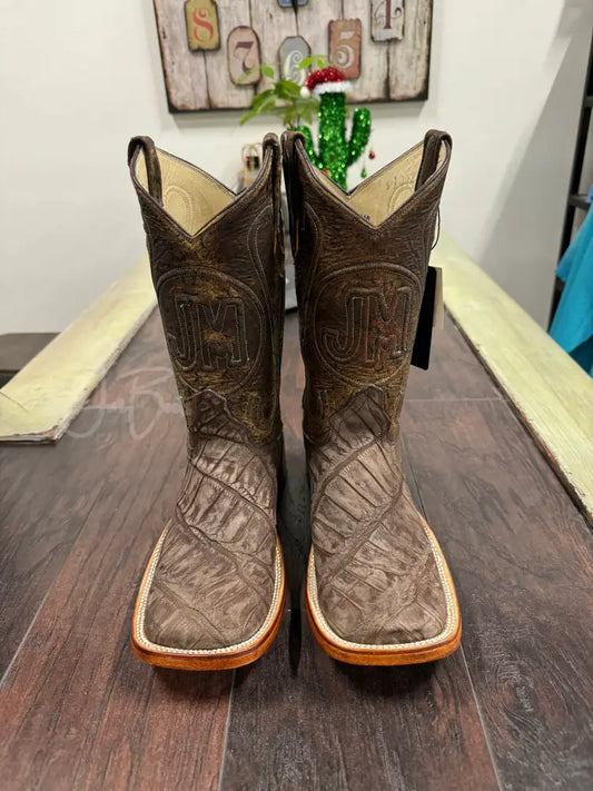 American Alligator- Rustic Brown - 8.5 E - Boots
