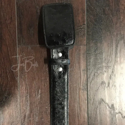 Belt OS Black - 1 3/4” -Sz 38 buckle out of same skin