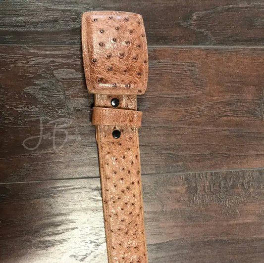 Belt OS Rum Brown - 2”- Sz 36 - Exotic- Belt