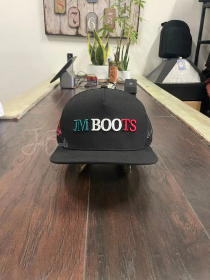 Black 3D Mexico JM Logo - Hats