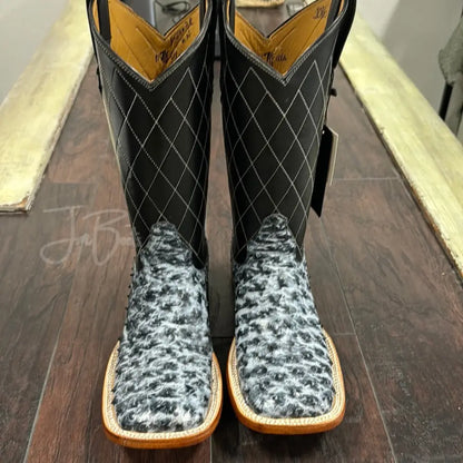 Black Rio Grande Ostrich - 7.5E - Boots