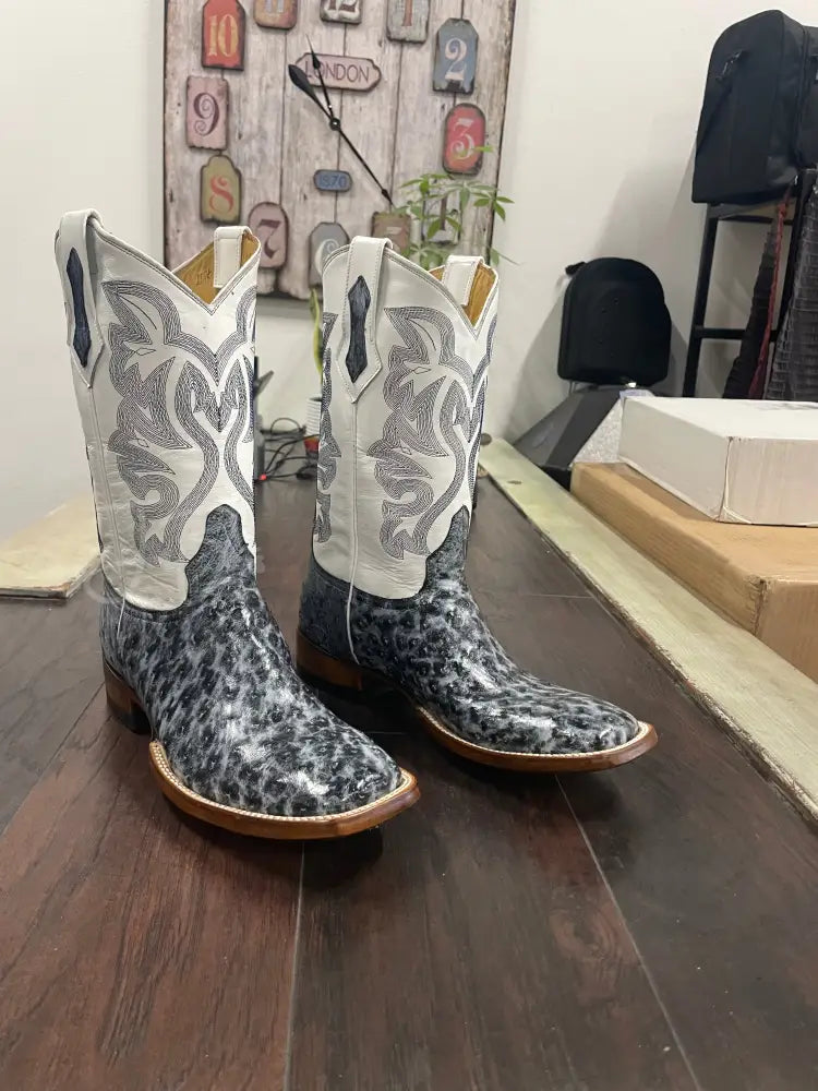 Black Rio Grande Ostrich - 9D - Boots