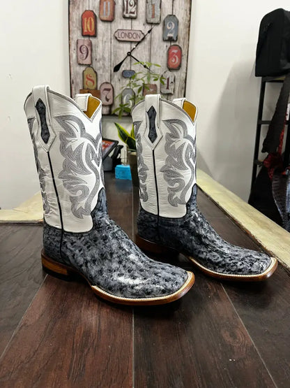 Black Rio Grande Ostrich - Boots