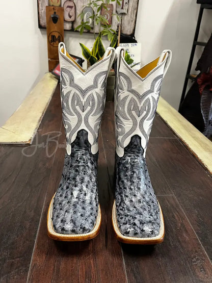 Black Rio Grande Ostrich - Boots