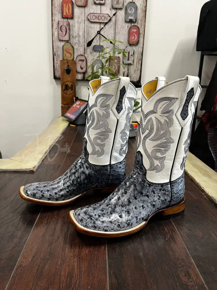 Black Rio Grande Ostrich - Boots