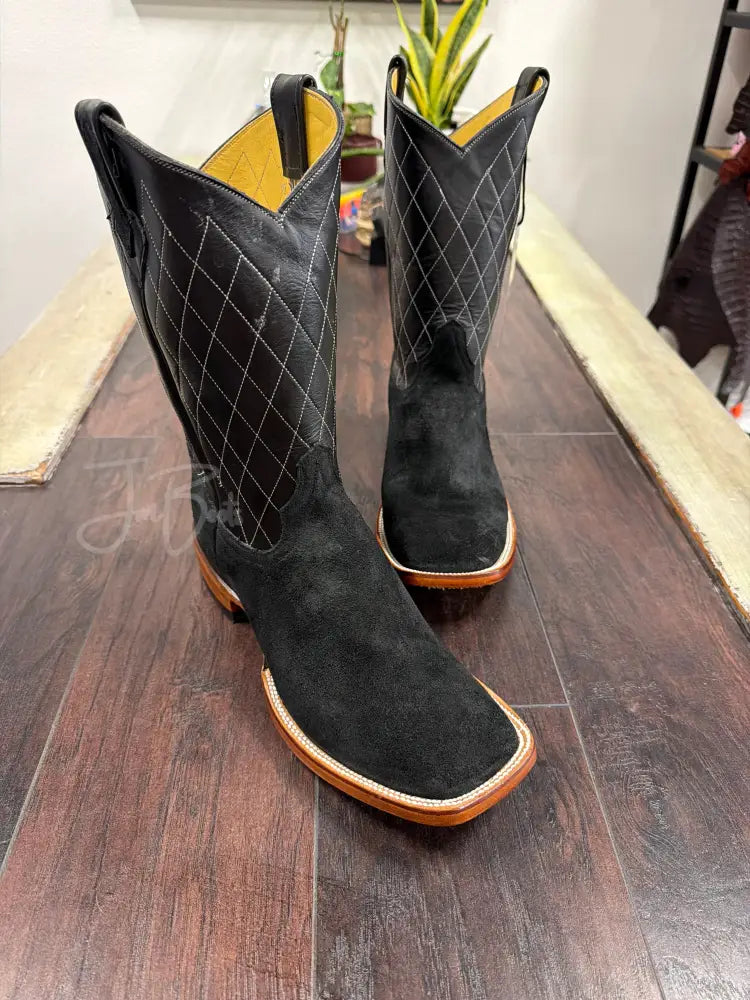 Black Roughout - Boots
