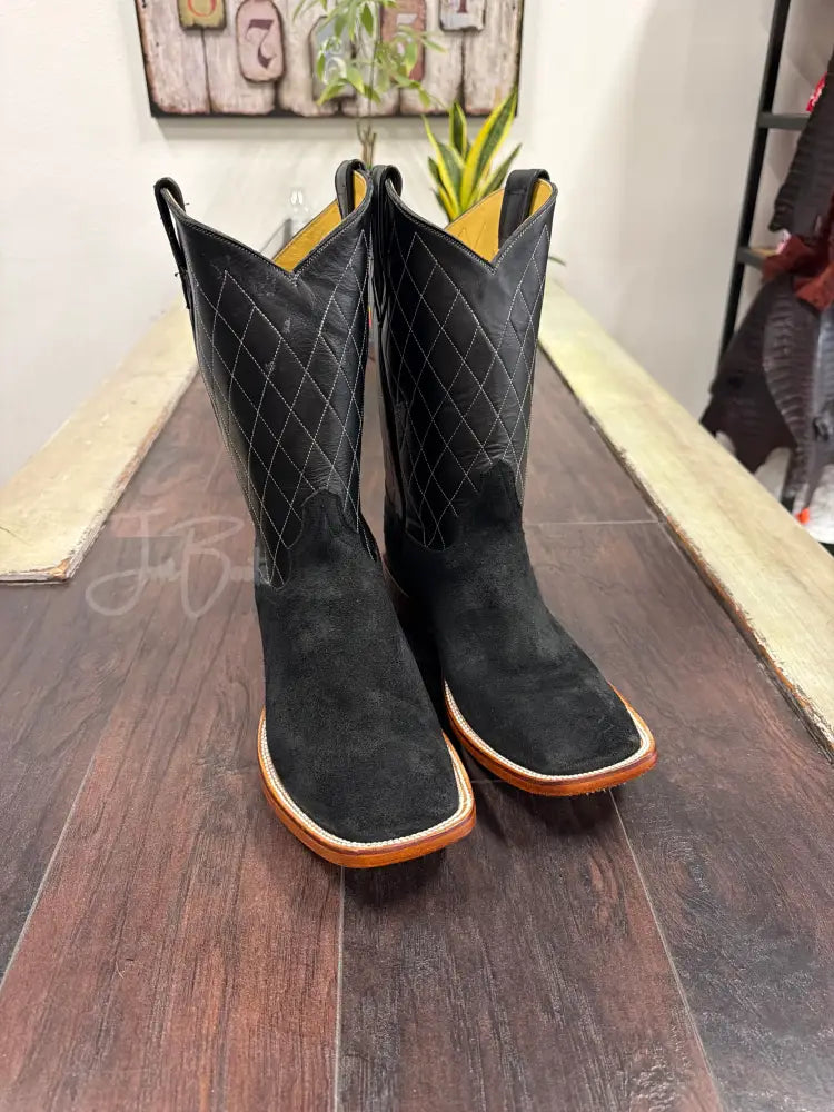 Black Roughout - Boots