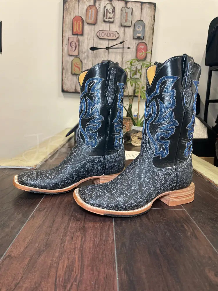 Buffalo- Blue Bulldog Toe - 9 D - Boots