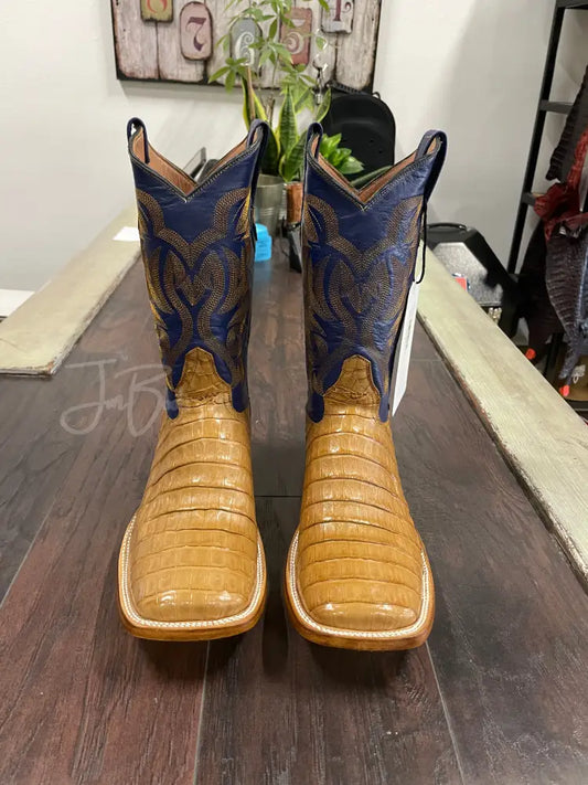 Caiman Belly-Antique Saddle - Men’s western boots