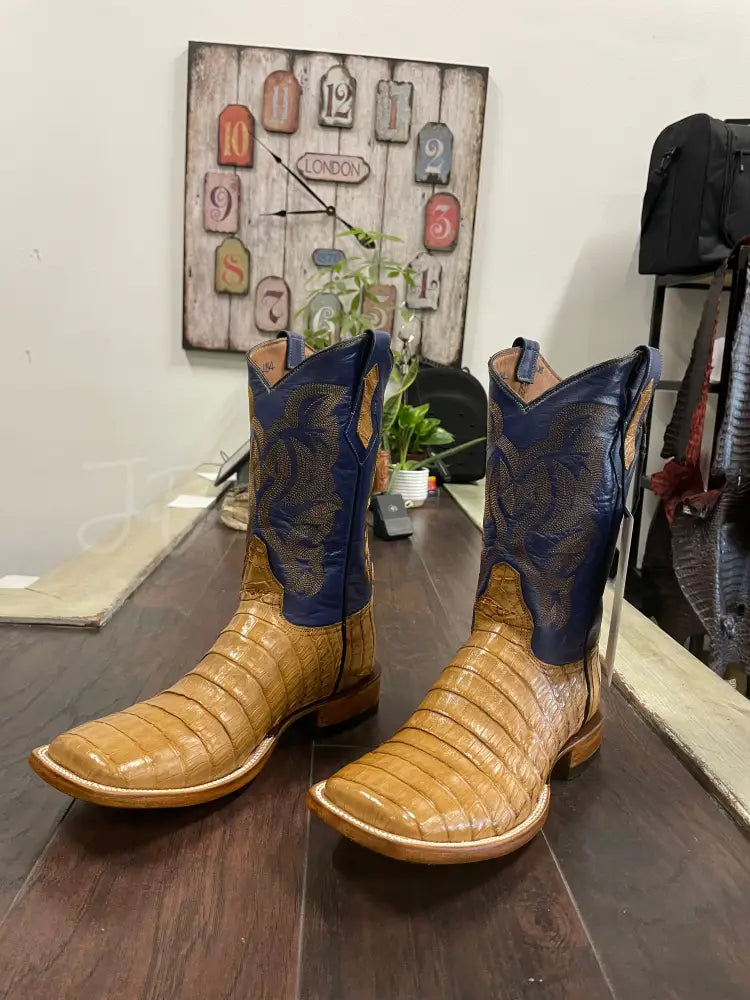 Caiman Belly-Antique Saddle - Men’s western boots