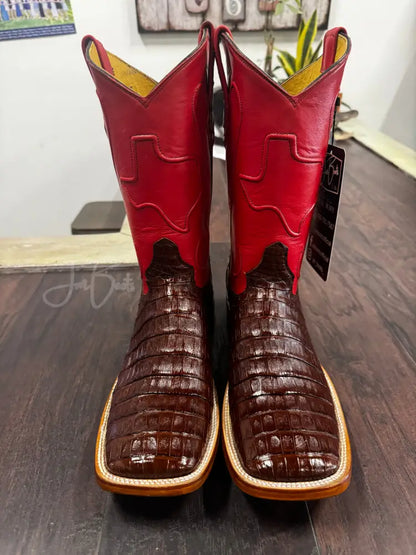Caiman Belly- Cigar - Cowboy boots