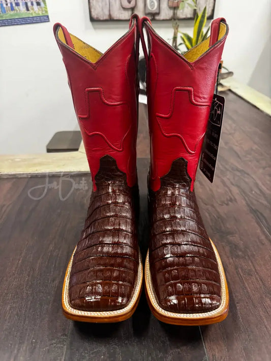 Caiman Belly- Cigar - Cowboy boots