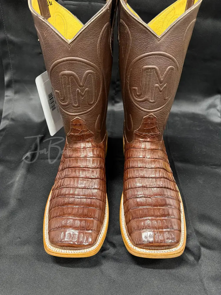 Caiman Belly- Cigar Cowboy boots