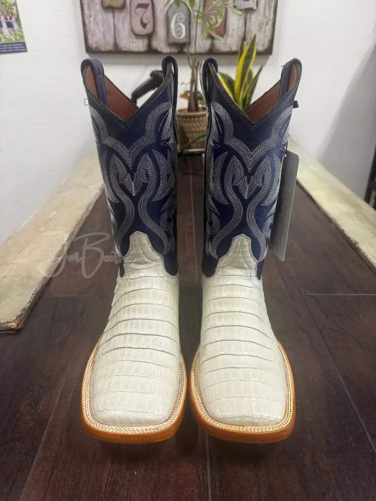 Caiman Belly- Hueso - Cowboy boots