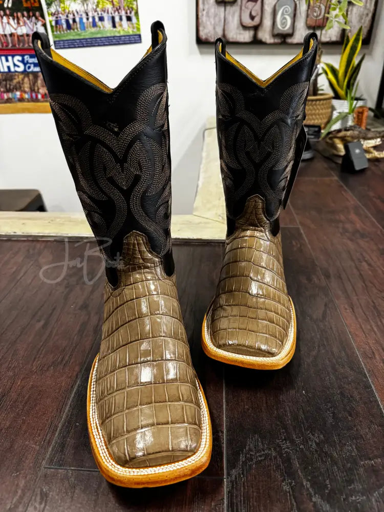 Caiman belly - Mink - 9 EE - Boots