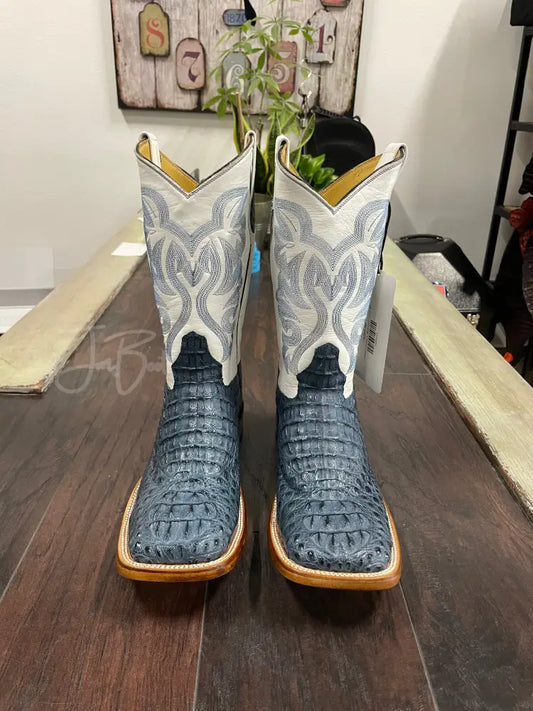Caiman Hornback- Blue Jean Boots