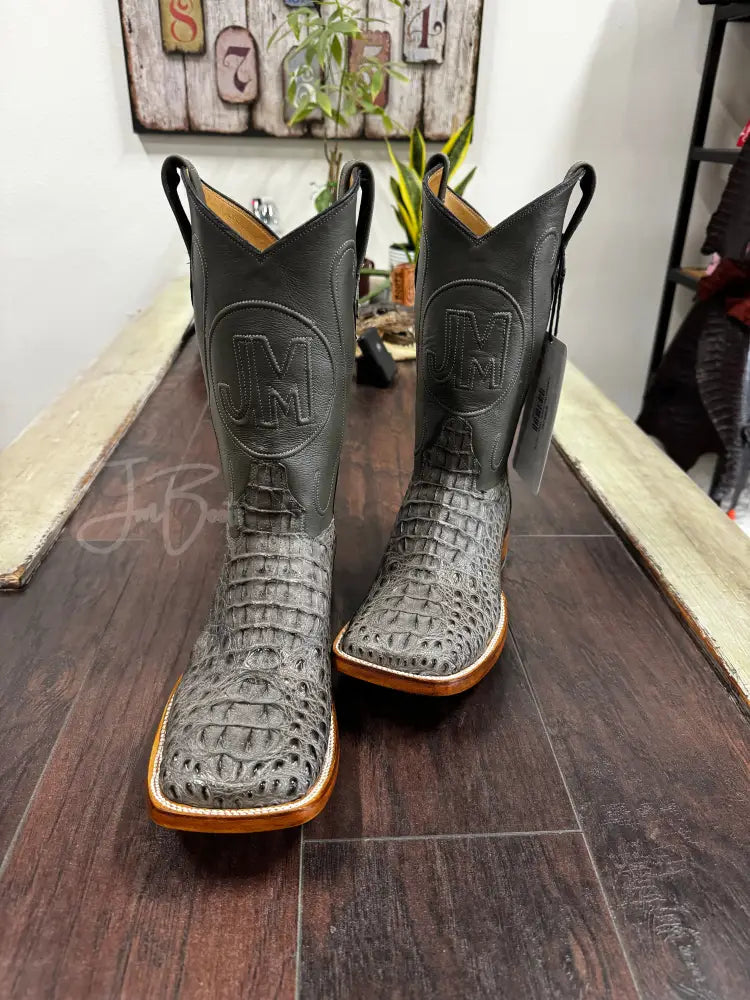 Caiman hornback- Grey - 10 EE - Boots