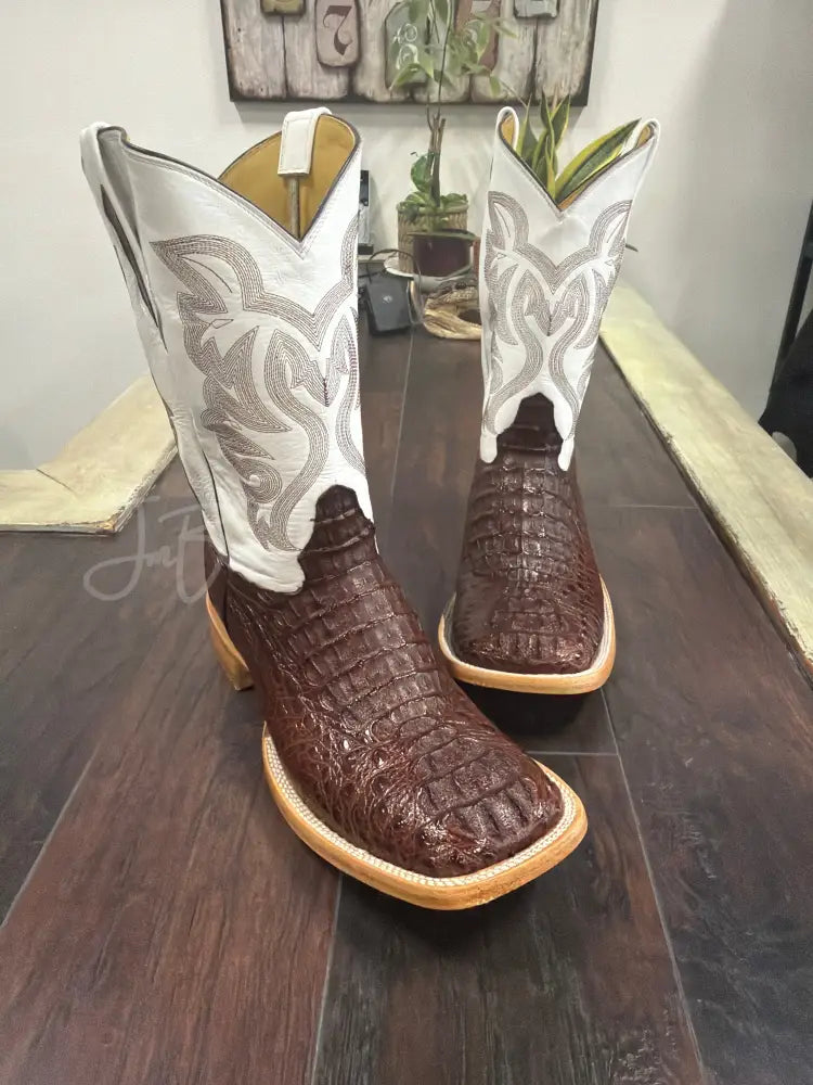 Caiman Nuca- Cigar - 12 EE - Cowboy boots