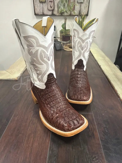 Caiman Nuca- Cigar - 12 EE - Cowboy boots