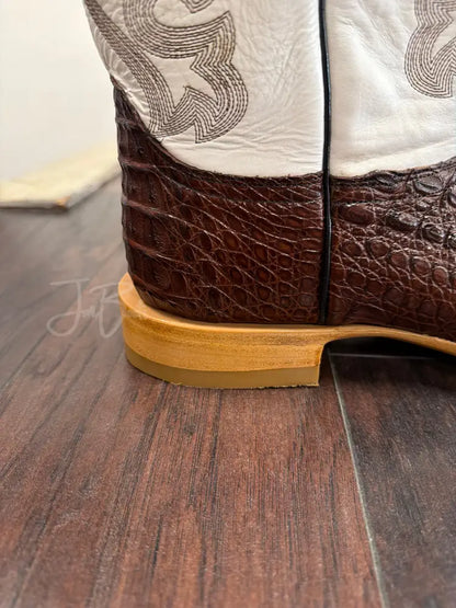 Caiman Nuca- Cigar - 12 EE - Cowboy boots