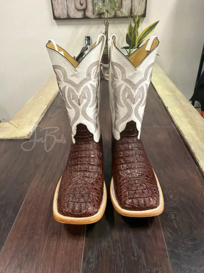 Caiman Nuca- Cigar - 12 EE - Cowboy boots