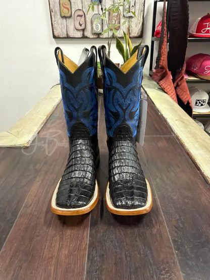 Caiman tail- Black - 7.5 EE - Boots