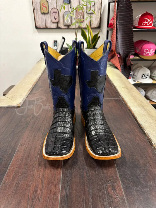 Caiman Tail- Black - 8 1/2 EE - Boots