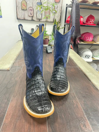 Caiman Tail- Black - 9 1/2 EE - Boots