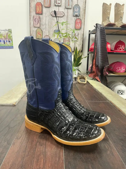 Caiman Tail- Black - 9 1/2 EE - Boots