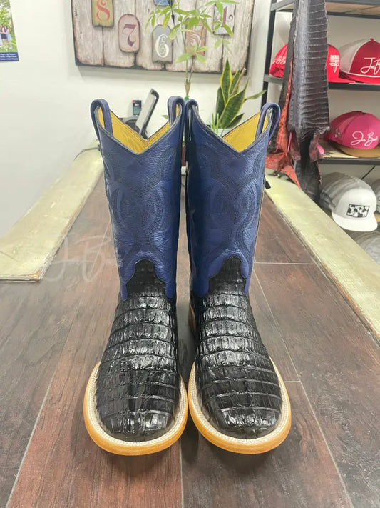 Caiman Tail- Black - 9 1/2 EE - Boots