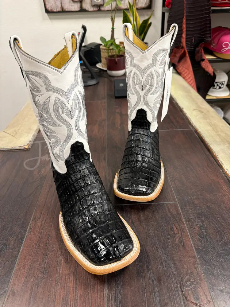 Caiman Tail- Black TS - 10 EE - Boots