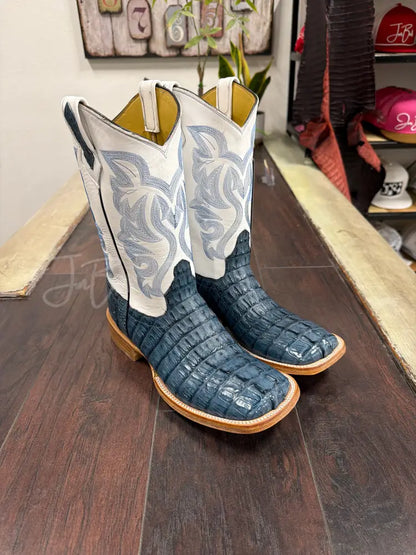 Caiman tail- blue jean - 9 D - Boots