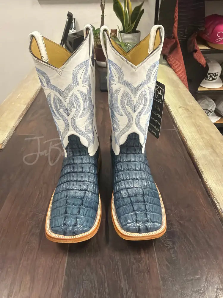 Caiman tail- blue jean - 9 D - Boots
