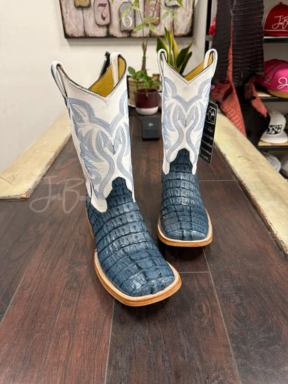 Caiman tail- blue jean - 9 D - Boots
