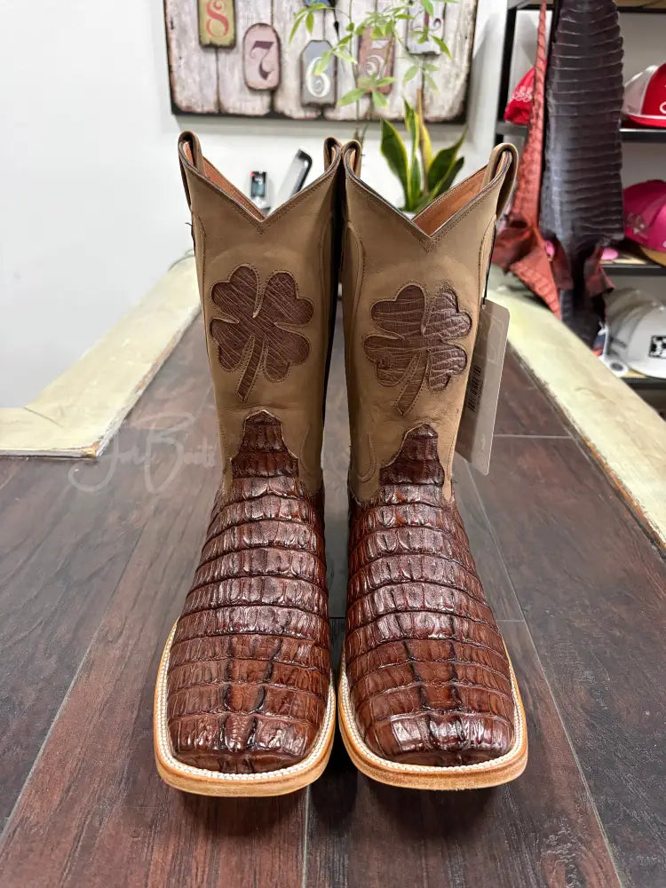 Caiman Tail- Cigar - 9 1/2 EEE - Boots