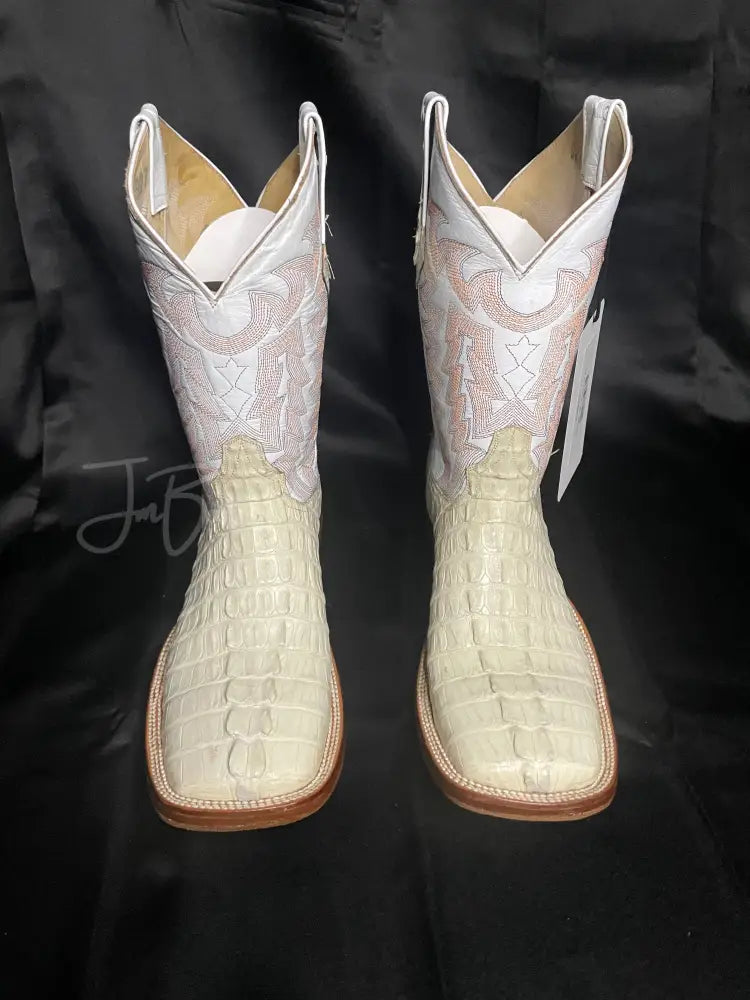 Caiman Tail- Ivory - 11 EE - Boots