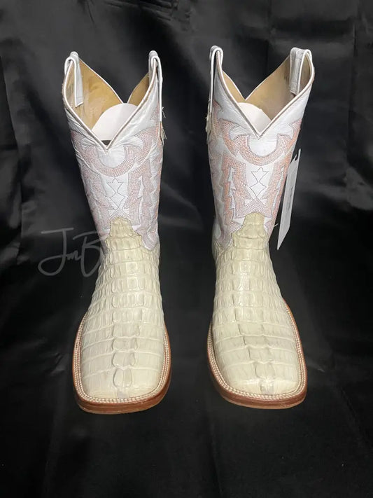 Caiman Tail- Ivory - 11 EE - Boots