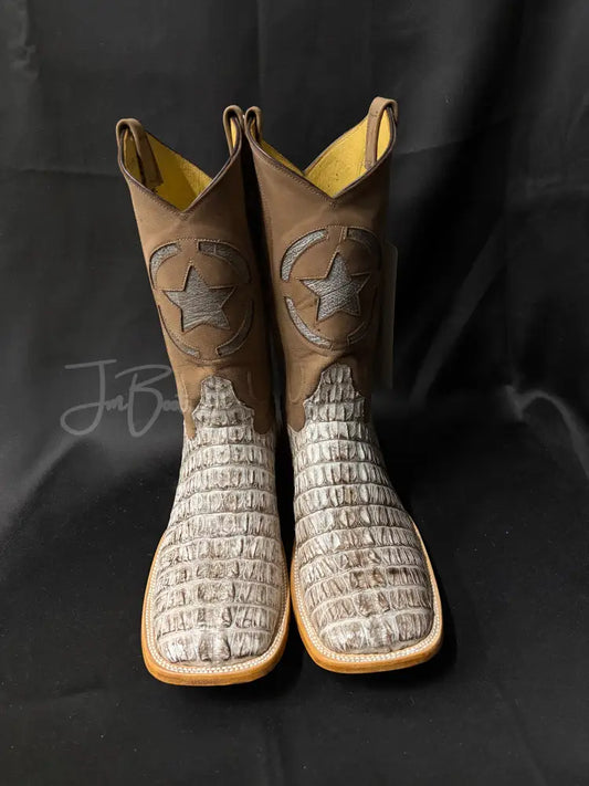 Caiman Tail- Natural Hybrid Sole - 9 1/2 D - Boots