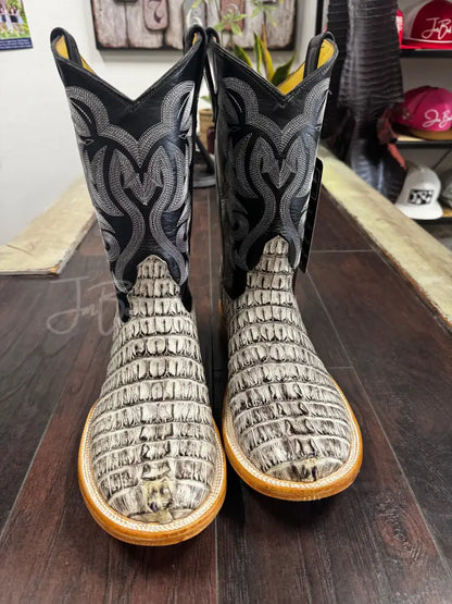 Caiman Tail- Oreo - 10 1/2 EE - Men’s western boots