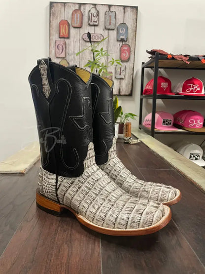 Caiman Tail- Oreo - 9 1/2 D - Men’s western boots